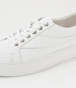 Women TOP END Sneakers-Dowens White Leather Sneakers