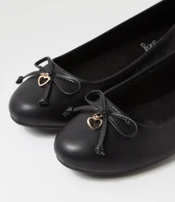 Women I LOVE BILLY Flats-Dreamie Black Flat Shoes