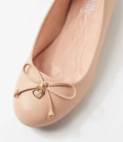 Women I LOVE BILLY Flats-Dreamie Nude Flat Shoes