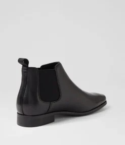 COLORADO Boots|Dress Shoes-Driscoe Black Leather Chelsea Boots