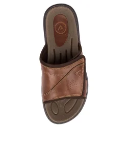 COLORADO Casuals|Sandals-DUKE CF DARK TAN LEATHER