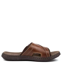 COLORADO Casuals|Sandals-DUKE CF DARK TAN LEATHER