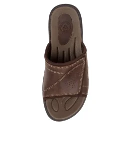 COLORADO Casuals|Sandals-DUKE DK BROWN LEATHER