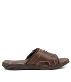 COLORADO Casuals|Sandals-DUKE DK BROWN LEATHER