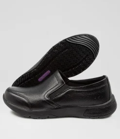 Women COLORADO Comfort|Flats-Durin Black Leather Flat Shoes