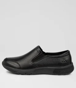 Women COLORADO Comfort|Flats-Durin Black Leather Flat Shoes