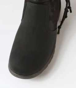 Women I LOVE BILLY Boots-Duzzel Black Multi Ankle Boots