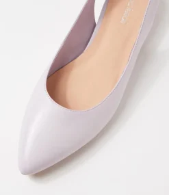 Women DIANA FERRARI Flats-Dyani Lilac Leather Flat Shoes