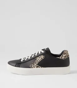 Women SKECHERS Sneakers-Eden Lx Feeling Fierce Black Natural Sneakers