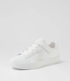 SKECHERS Sport School Shoes-Eden Lx Junior White Sneakers