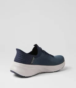 SKECHERS Sneakers-Edgeride Raygo Navy Lime Knit Sneakers