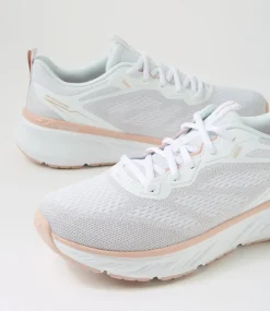 Women SKECHERS Sneakers-Edgeride White Natural Textile Sneakers