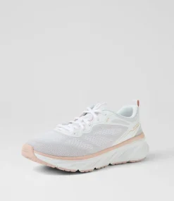 Women SKECHERS Sneakers-Edgeride White Natural Textile Sneakers