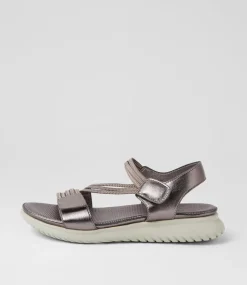 Women I LOVE BILLY Flats|Sandals-Edwyna Pewter Sandals