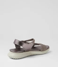 Women I LOVE BILLY Flats|Sandals-Edwyna Pewter Sandals