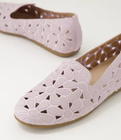 Women DIANA FERRARI Flats-Eedah Lilac Leather Flat Shoes