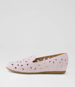 Women DIANA FERRARI Flats-Eedah Lilac Leather Flat Shoes