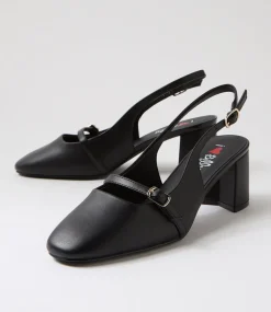 Women I LOVE BILLY Heels-Elanie Black Heels