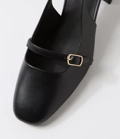 Women I LOVE BILLY Heels-Elanie Black Heels