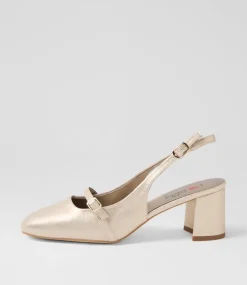 Women I LOVE BILLY Heels-Elanie Champagne Dust Heels