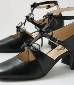 Women I LOVE BILLY Heels-Elanna Black Heels