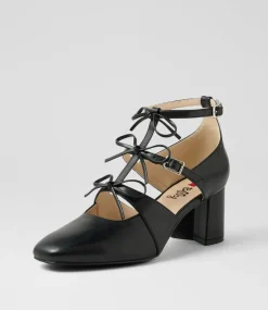 Women I LOVE BILLY Heels-Elanna Black Heels