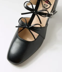 Women I LOVE BILLY Heels-Elanna Black Heels