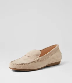 Women DIANA FERRARI Loafers|Flats-ELIAN DF STONE SUEDE