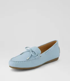 Women DIANA FERRARI Flats-Eliney Denim Leather Flat Shoes