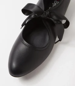 Women I LOVE BILLY Flats-Elito Black Flat Shoes