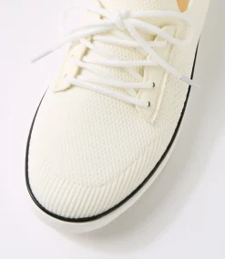 Women COLORADO Comfort|Sneakers-Embark White Knit Sneakers