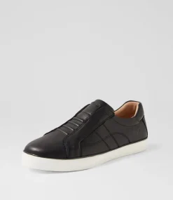 Women COLORADO Comfort|Sneakers-Embel Black Leather Sneakers