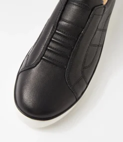 Women COLORADO Comfort|Sneakers-Embel Black Leather Sneakers