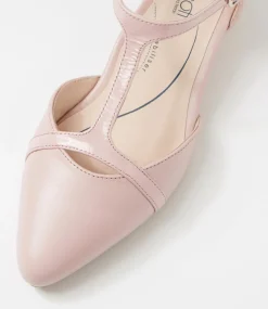 Women SUPERSOFT Comfort|Wedges-Ember Blush Leather Patent Flat Shoes