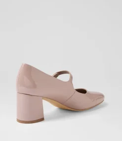 Women I LOVE BILLY Heels-Emery Taupe Patent Pu Heels