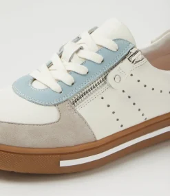 Women SUPERSOFT Comfort|Sneakers-Emiee Light Grey Leather Sneakers