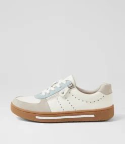 Women SUPERSOFT Comfort|Sneakers-Emiee Light Grey Leather Sneakers