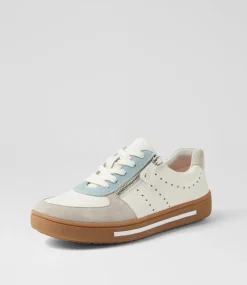 Women SUPERSOFT Comfort|Sneakers-Emiee Light Grey Leather Sneakers