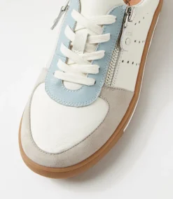 Women SUPERSOFT Comfort|Sneakers-Emiee Light Grey Leather Sneakers