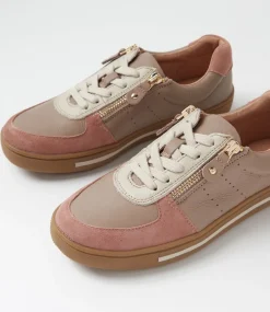 Women SUPERSOFT Comfort|Sneakers-Emiee Light Mauve Leather Sneakers