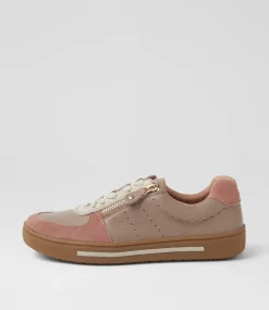 Women SUPERSOFT Comfort|Sneakers-Emiee Light Mauve Leather Sneakers