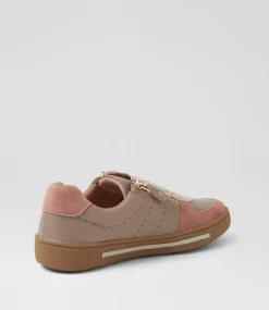 Women SUPERSOFT Comfort|Sneakers-Emiee Light Mauve Leather Sneakers