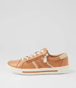 Women SUPERSOFT Comfort|Sneakers-Emillio Tan Platinum Leather Suede Sneakers