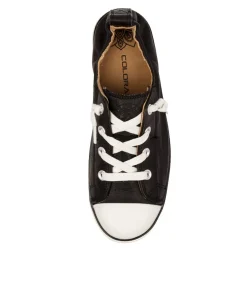 Women COLORADO Comfort|Sneakers-EPIC BLACK LEATHER