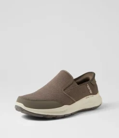 SKECHERS Sneakers|Casuals-Equalizer 5 Drayz M Taupe Knit Sneakers