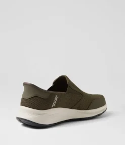 SKECHERS Sneakers-Equalizer 5 Drayze Olive Knit Sneakers