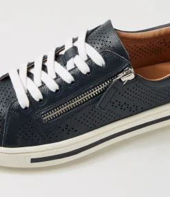 Women SUPERSOFT Comfort|Sneakers-Equally Navy Leather Sneakers