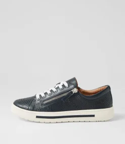 Women SUPERSOFT Comfort|Sneakers-Equally Navy Leather Sneakers