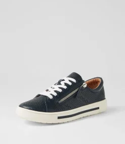 Women SUPERSOFT Comfort|Sneakers-Equally Navy Leather Sneakers