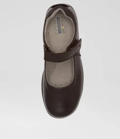 COLORADO Junior School Shoes-ERIN JNR E BROWN LEATHER